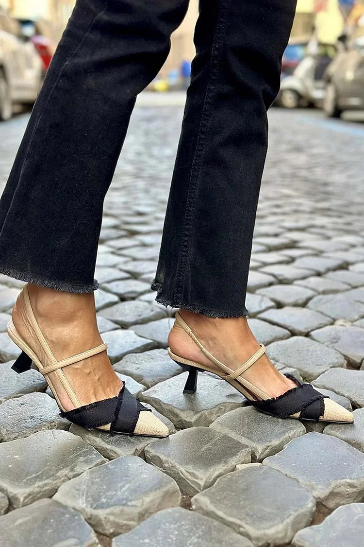 Florette - Elegáns slingback cipők