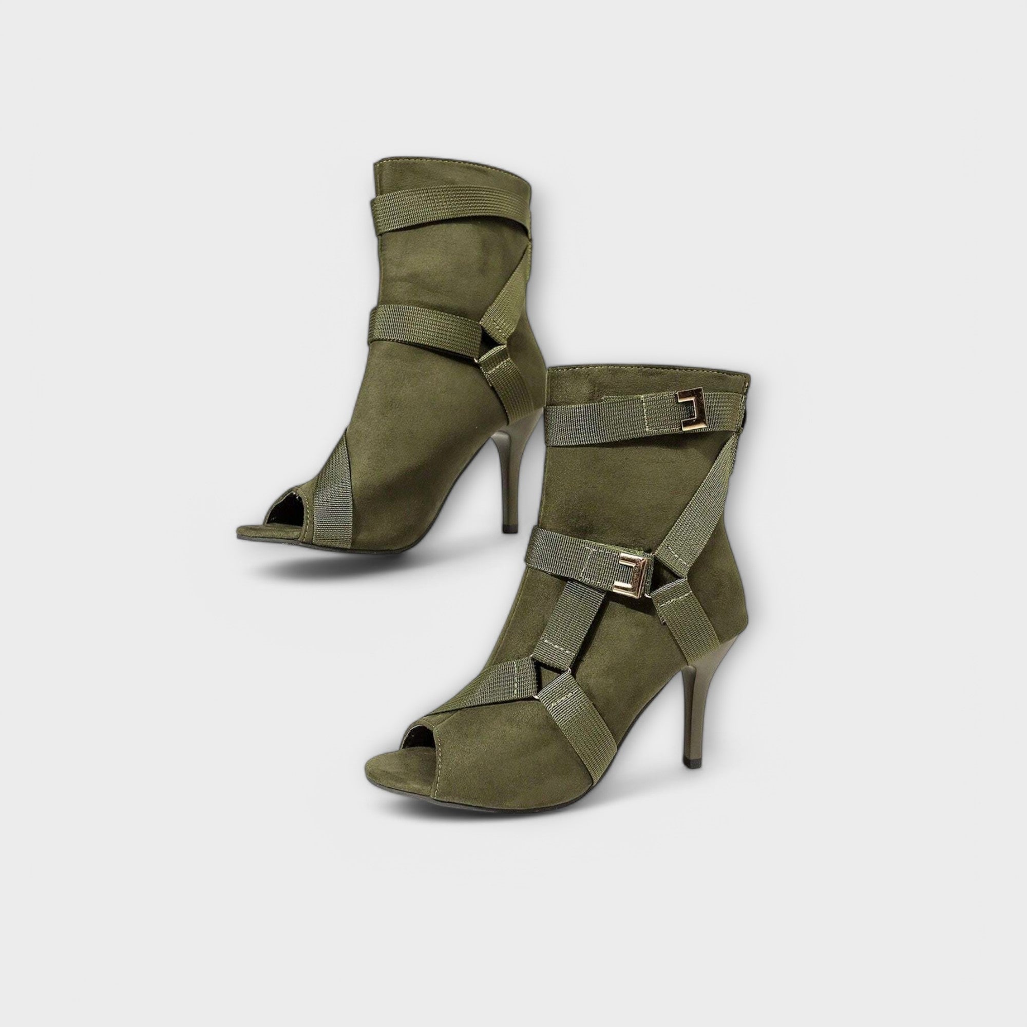 Luísa - Elegáns nyitott orrú szandál magas sarkú