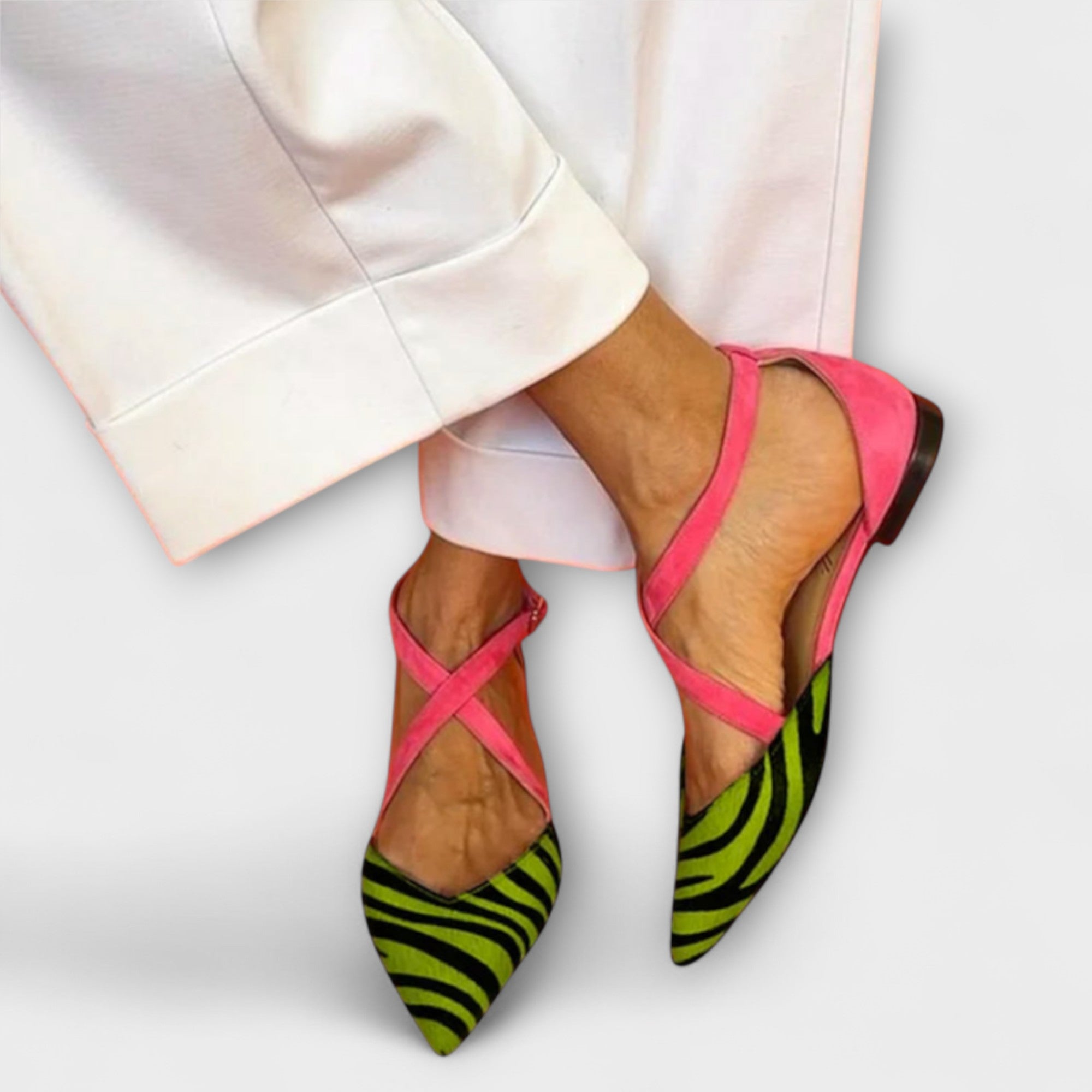 Zebra Mintás Balettcipők