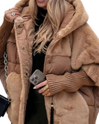 Dominika - Kapucnis Töltött Kabát
