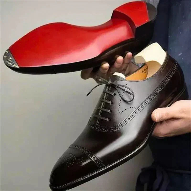 Mário - Elegáns Bőr Cipők