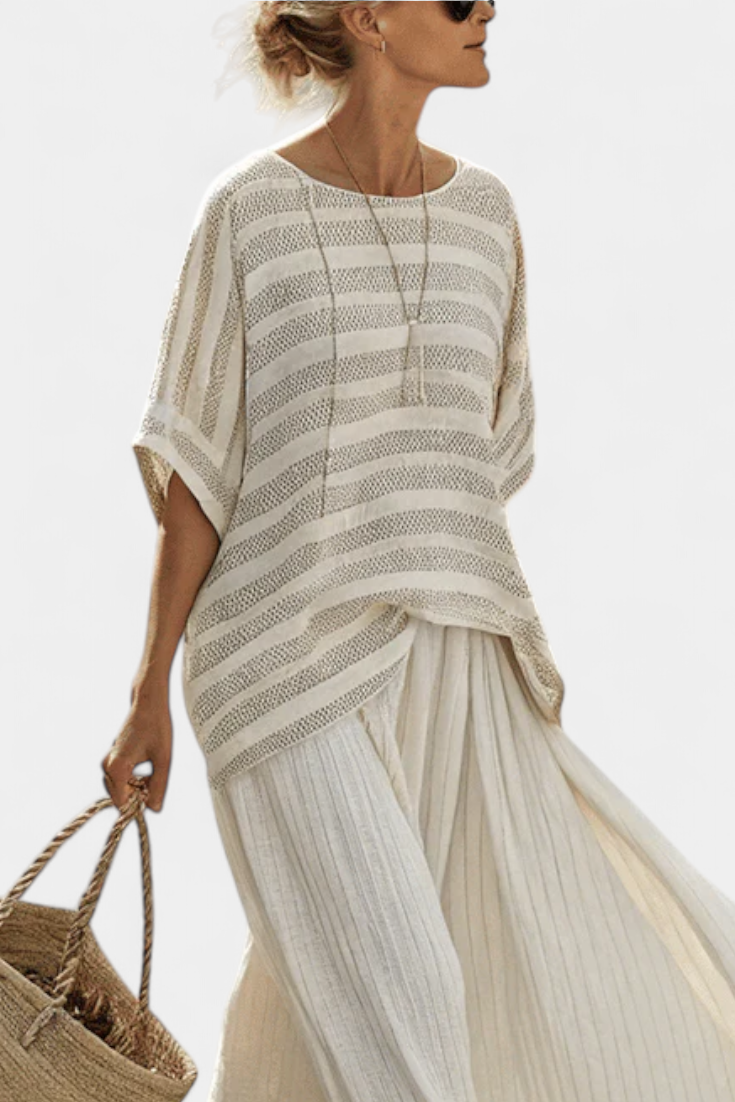 Isaura - Elegáns Vászon Öltözet
