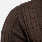 Francisco - Argyle Cardigan Puha Keverék