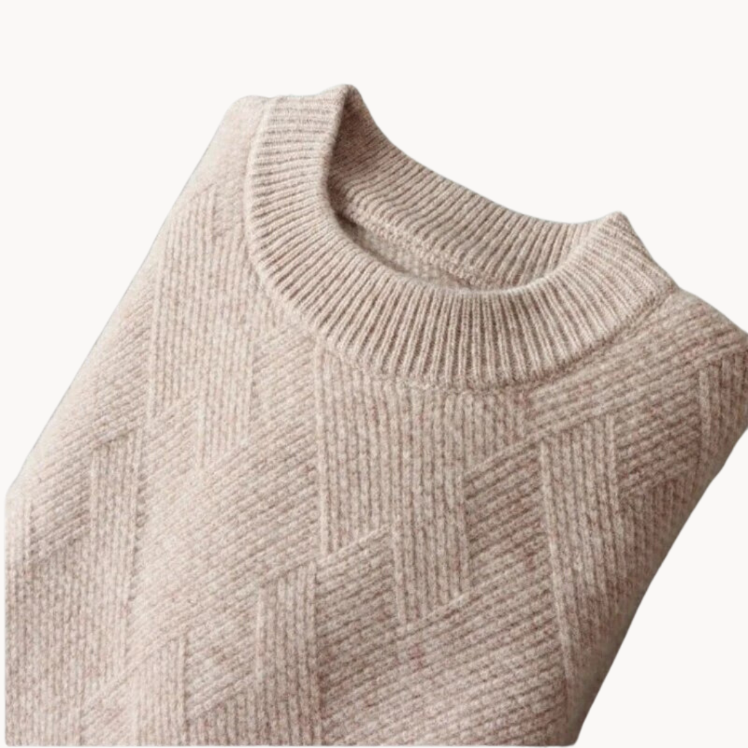 Valentino - Jacquard kötött pulóver