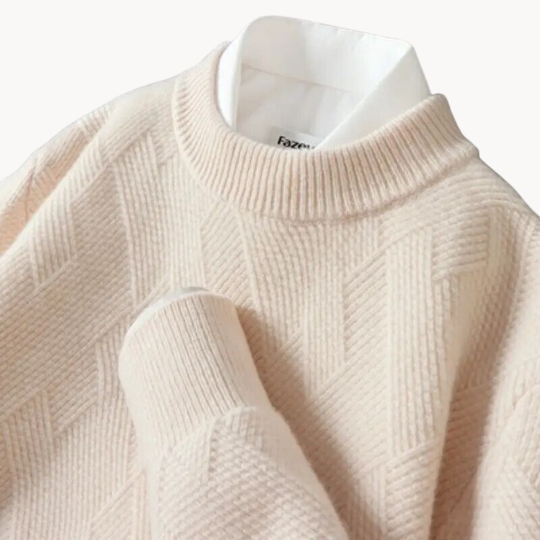 Valentino - Jacquard kötött pulóver