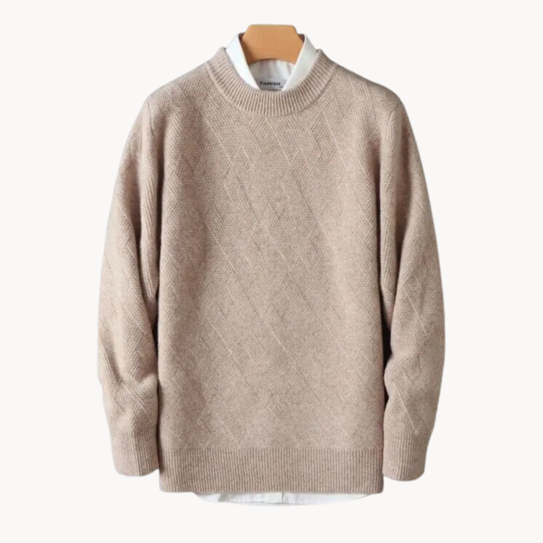 Valentino - Jacquard kötött pulóver