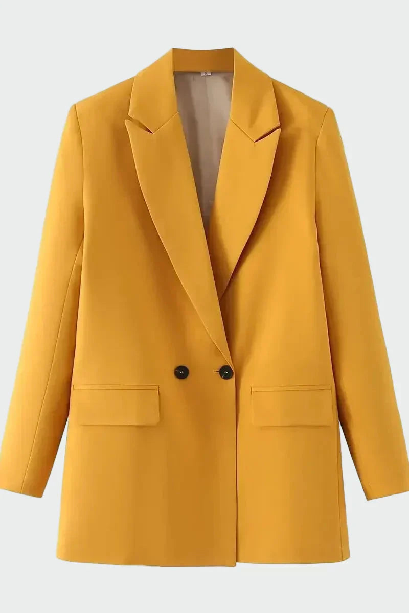 Oversized Kabát Modern Vonallal