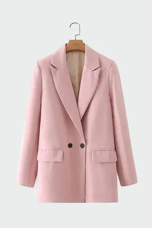 Oversized Kabát Modern Vonallal