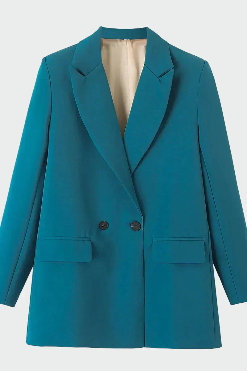 Oversized Kabát Modern Vonallal