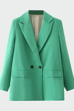 Oversized Kabát Modern Vonallal