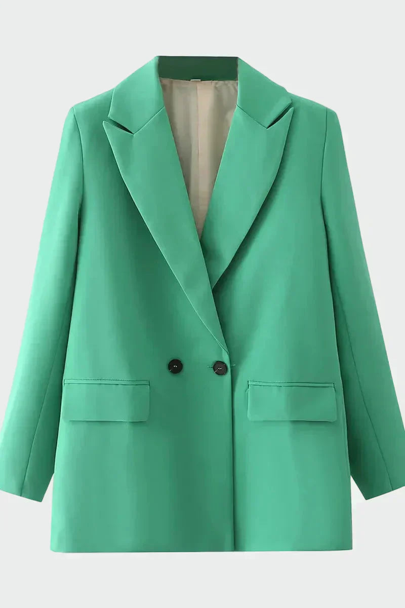 Oversized Kabát Modern Vonallal