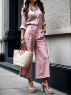 Isadora - Look Casual Chic Rózsaszín