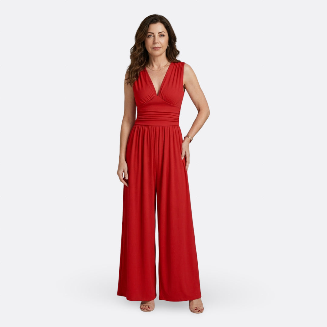 Leonor - Ujjatlan, Széles Lábú Elegáns Overall