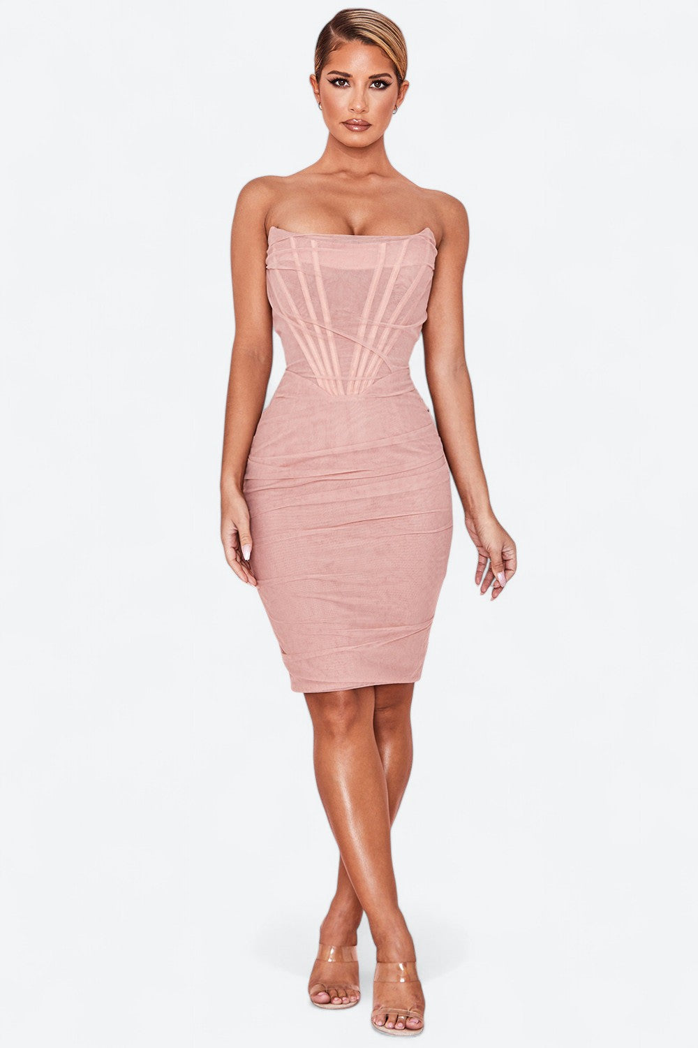 Leïla | Szobrászati bustier ruha