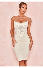 Leïla | Szobrászati bustier ruha