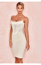 Leïla | Szobrászati bustier ruha