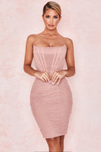 Leïla | Szobrászati bustier ruha