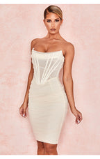 Leïla | Szobrászati bustier ruha