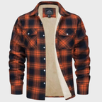 Tiago - Trucker Fleece Kabát Csíkos