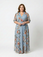 Laure | Virágmintás Maxi Ruha